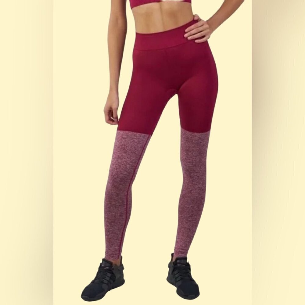 Gymshark 2 tone seamless casual athletic yoga stretch lightweight leggings S
